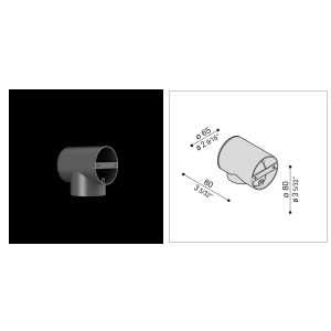 Adaptor for Post Ø 60 – Quid